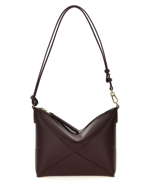 Loewe Brown Puzzle Fold Clutch