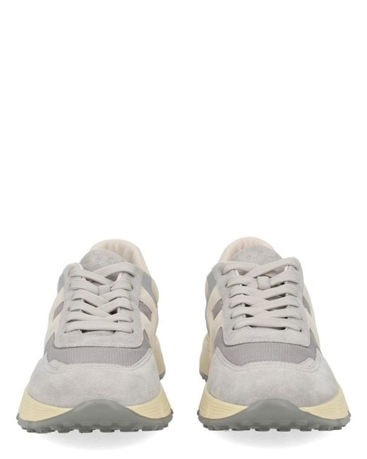 Hogan White Hyperlight Sneaker Calfskin Trainers for men