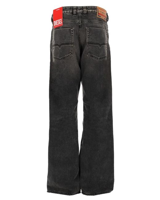 DIESEL Gray Jeans 1980 D-Eeper-Ra Cotton for men