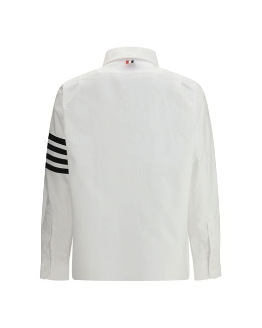 Thom Browne White Cotton Shirt for men