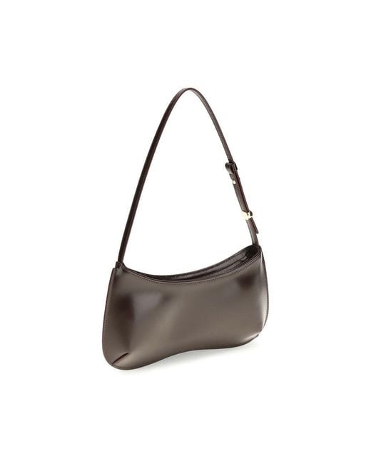 Jacquemus Brown Calf Leather Bos Taurus Shoulder Bag