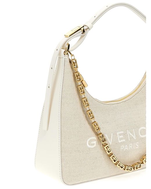 Givenchy White Moon Cut Out Small Shoulder Bag