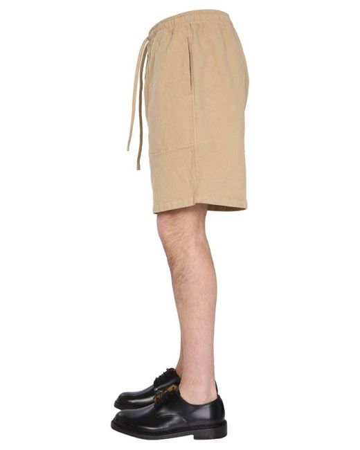 YMC Natural Paisley Jacquard Shorts for men