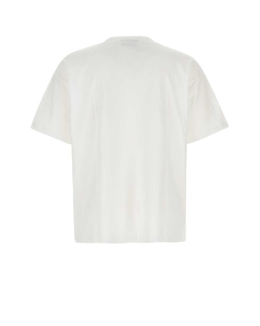 VTMNTS White Cotton Oversize T-Shirt for men