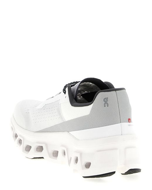 On Shoes White Cloudmster Sneakers for men
