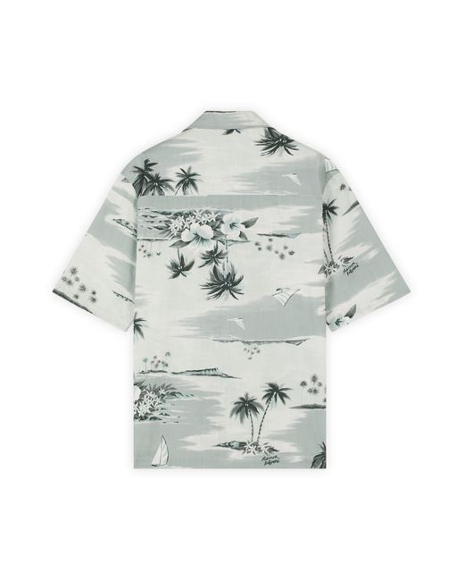 Maison Kitsuné Gray Resort Shirt for men