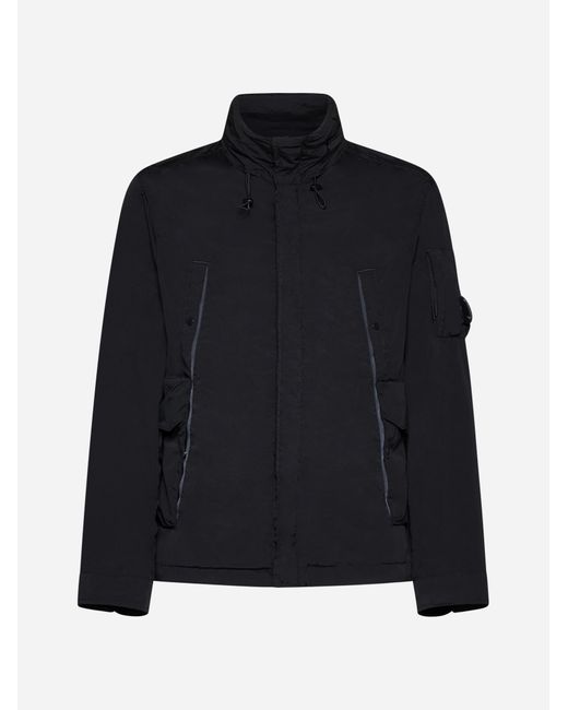C P Company Black Nycra-R Nylon Jacket for men