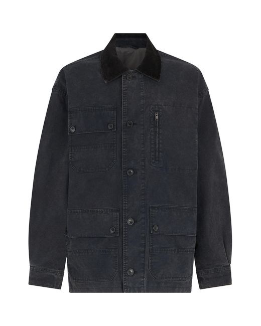 Isabel Marant Black Work Jacket Cotton Denim for men