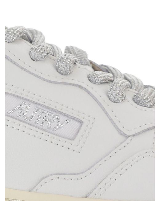Autry Gray Sneakers Argento