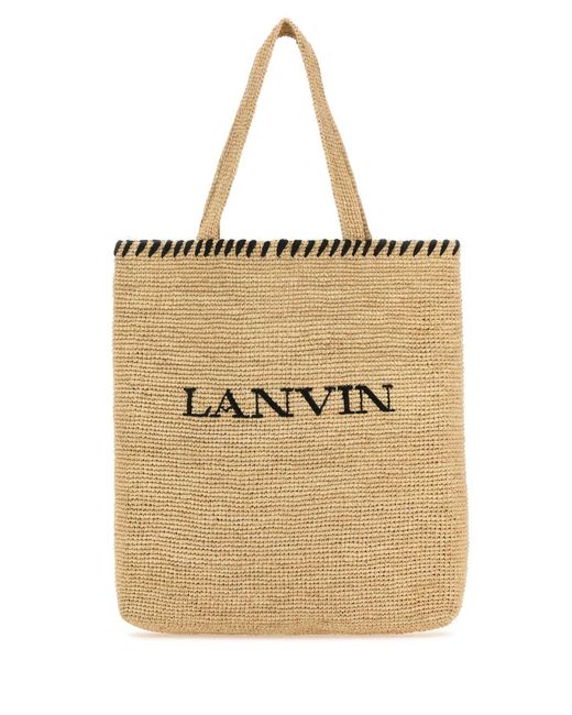 Lanvin Natural Handbags