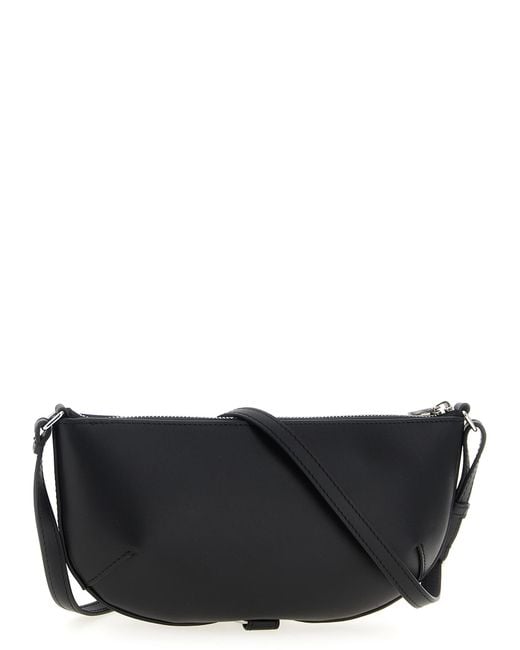 Courreges Black Calfskin Shoulder Bag