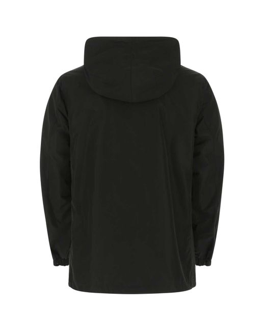 Burberry Black Polyester Reversibile K-Way for men