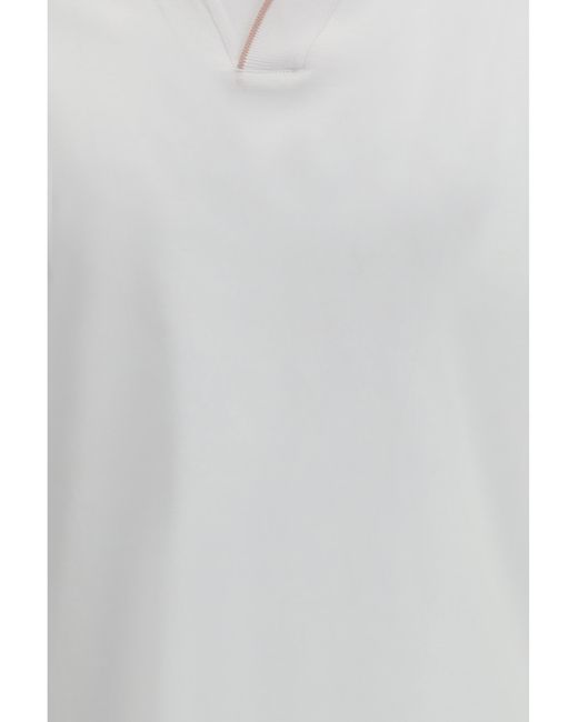 Moorer Gray Polo Shirt Bradley-Jcl-Flamingo Cotton for men
