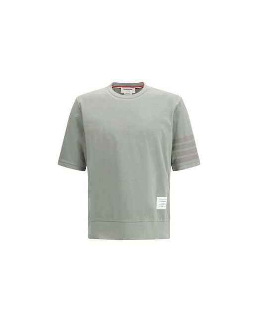 Thom Browne Gray Cotton Sportswear for men