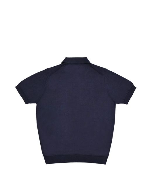 FILIPPO DE LAURENTIIS Blue Polo Shirt for men