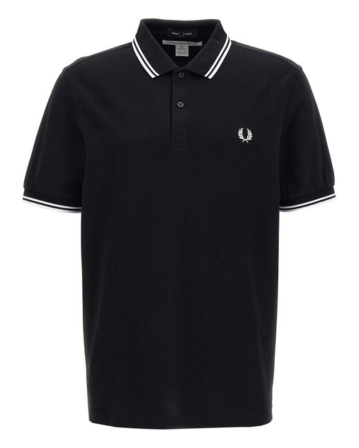 Comme des Garçons Black Piqué Cotton Polo Shirt for men