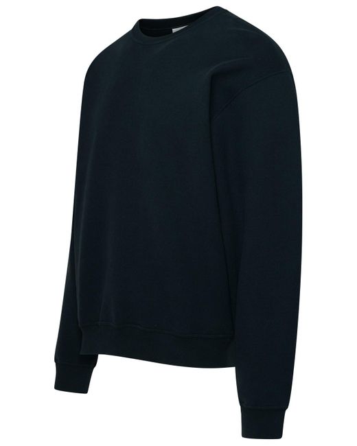 Saint Laurent Blue Cotton Sweatshirt for men