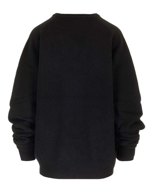 Tory Burch Black Relaxed Fit Sweater