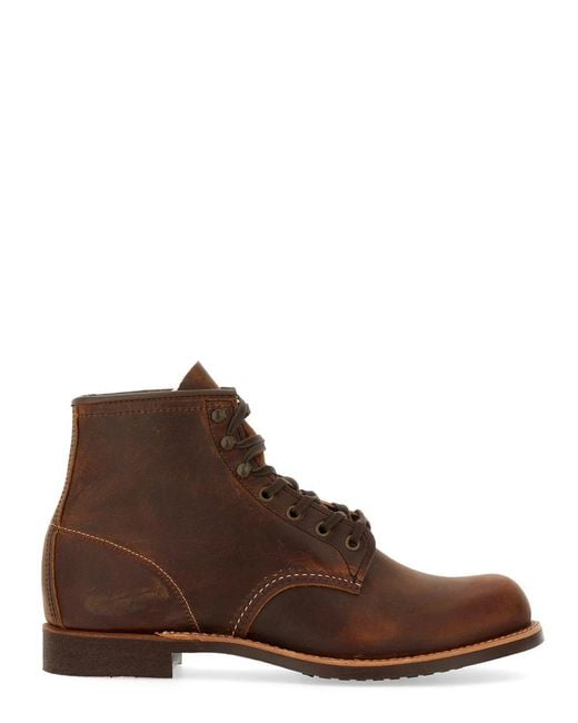 Red Wing Brown Boots Blacksmith Leather for men