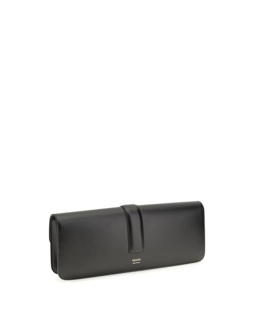 Khaite White Blake Clutch Calf Leather Bos Taurus Clutches