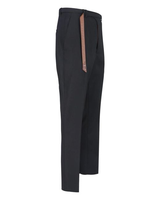 DIESEL Blue Trousers Polyester for men