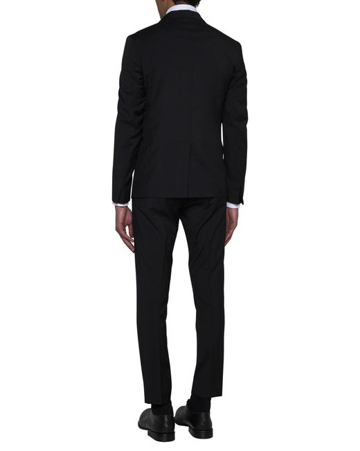 Low Brand Black Suit for men