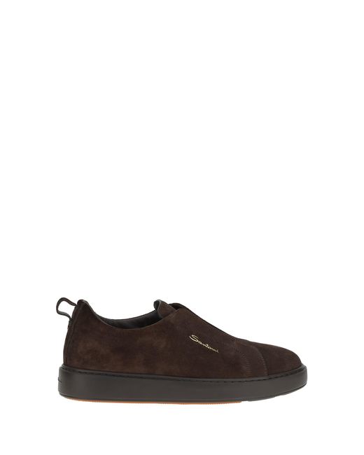 Santoni Brown Victory Sneakers for men