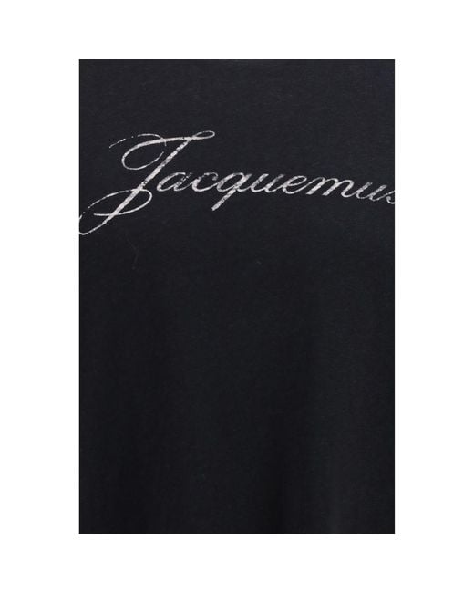 Jacquemus Black Cotton T-Shirt for men