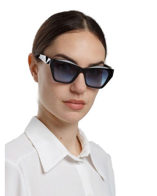 Ana Hickmann Black Ana Hickmann Ah9494 Gradient Lens Acetate Sunglasses