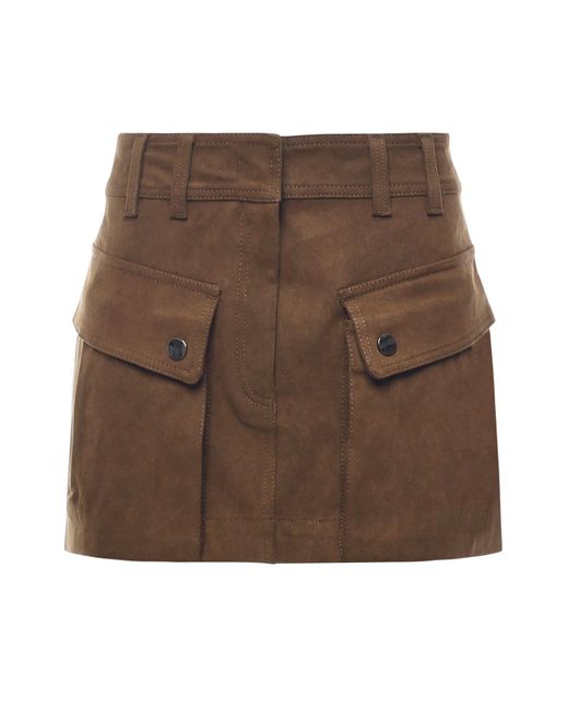 ANDAMANE Brown Skirts Cotton
