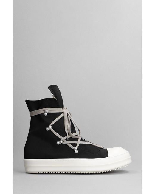 Rick Owens Drkshdw Multicolor Hexa Sneakers In Black Polyester for men