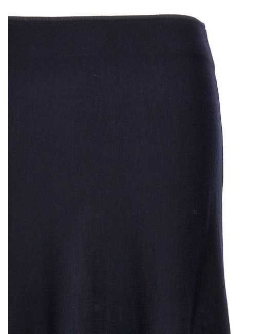 Khaite Blue 'Mayu' Skirt