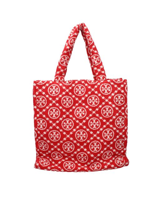 Tory Burch Red Shoulder Bags Sponge/Strawberry