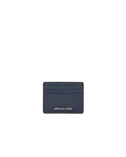 Michael Kors Blue Card Holder Leather Bags Card-Holders