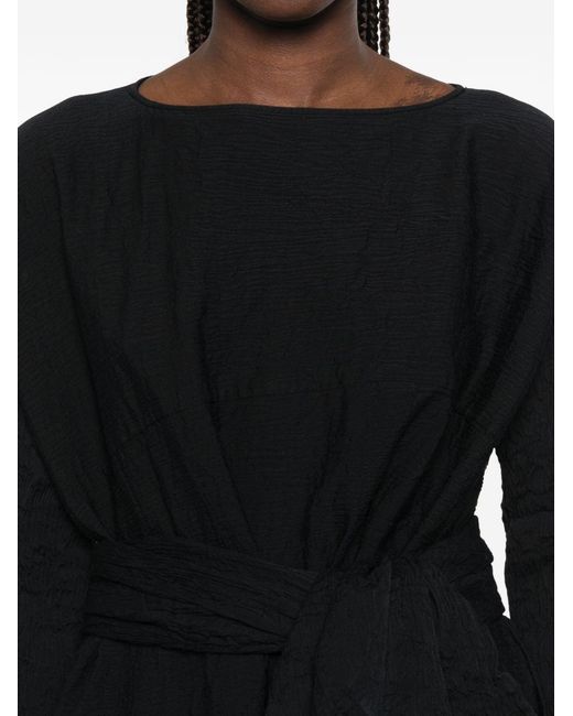 Daniela Gregis Black Cotton Dress