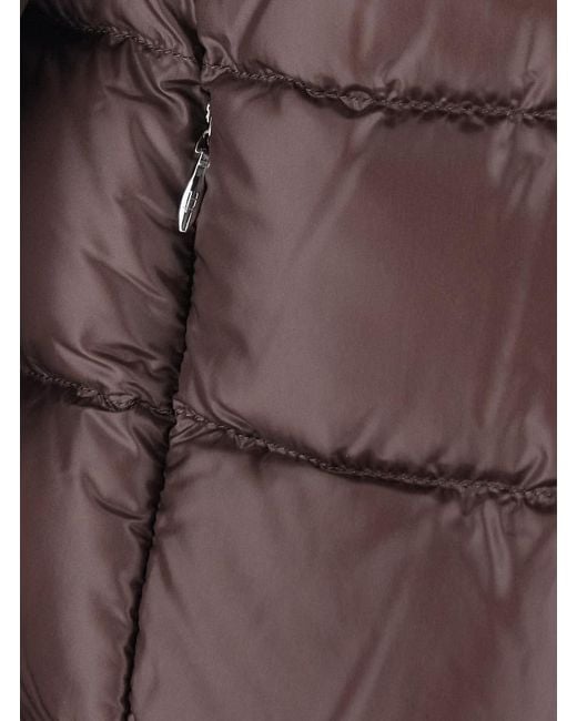 Herno Brown Down Jacket Short Puffer