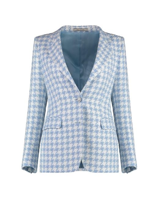 Tagliatore 0205 Blue J-parigi Single-breasted Two-button Jacket