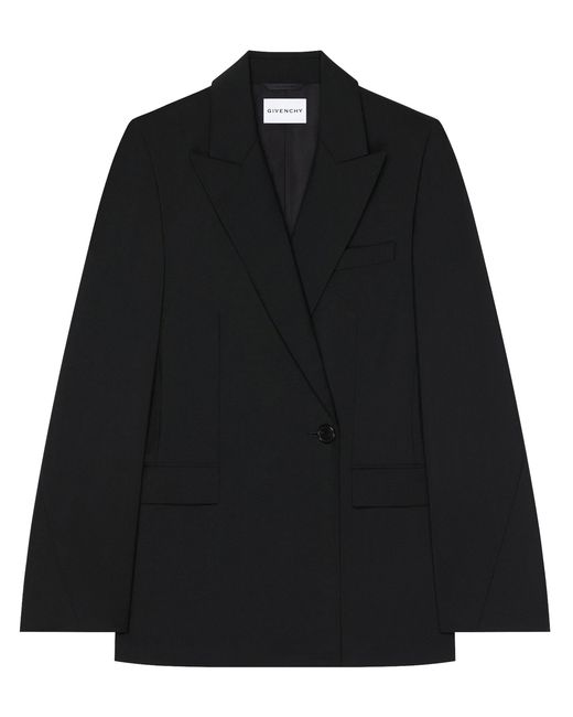 Givenchy Black Double-Breasted Tailored Jacket