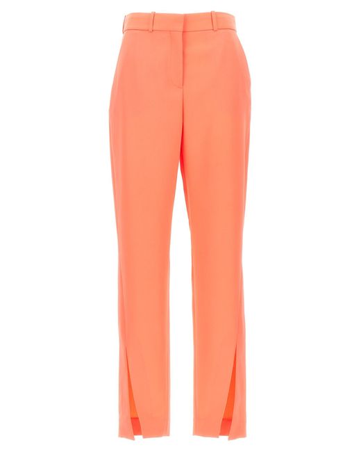 Balmain Orange With Side Slits Pants