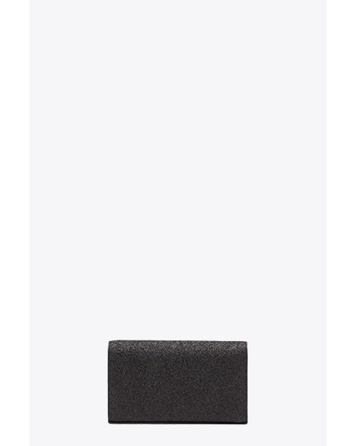 DIESEL Black 1Dr 1Dr Wallet Strap Sparkly Purse With Shoulder Strap