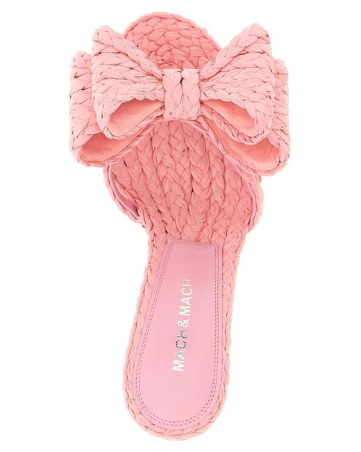 Mach & Mach Pink 'Le Cadeau' Mules