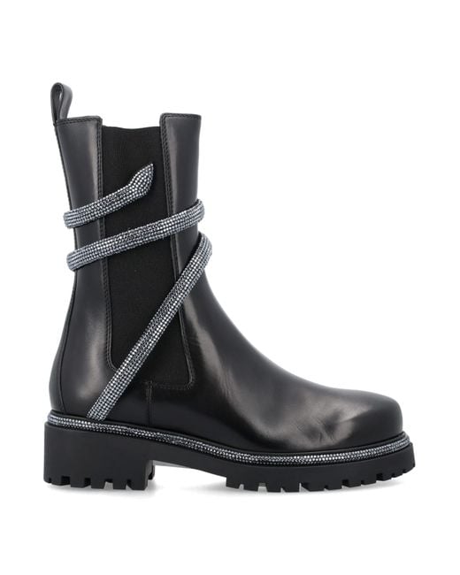 rene caovilla cleo black