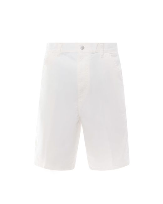 Carhartt Bermuda Shorts in White for Men | Lyst