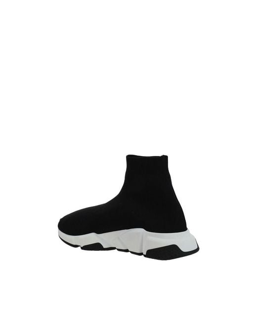 Balenciaga Black Polyester Athletic Sneakers for men