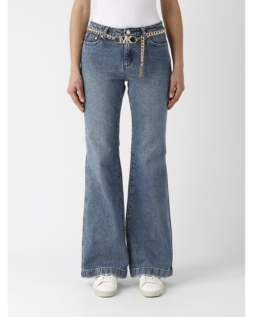 Michael Kors Blue Cotton Jeans