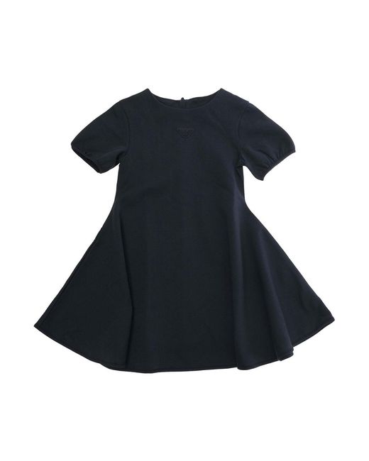 Emporio Armani Blue Dress, Crew Neck, Polyester