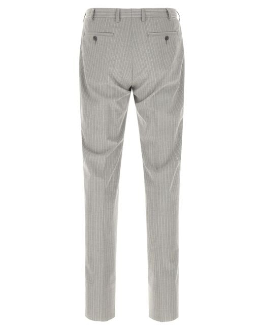 Pal Zileri Gray Lord Dress Polyester Wool Elastane Suits for men