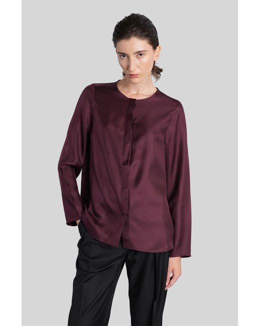 Loulou de Saison Purple Una Blouse