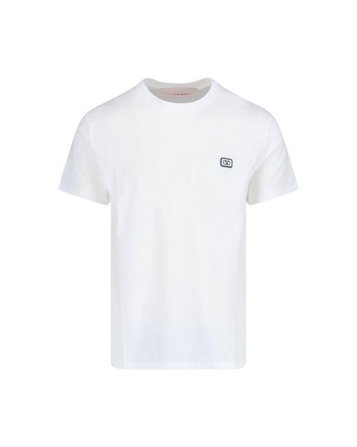 Valentino White T-Shirts And Polos Cotton for men