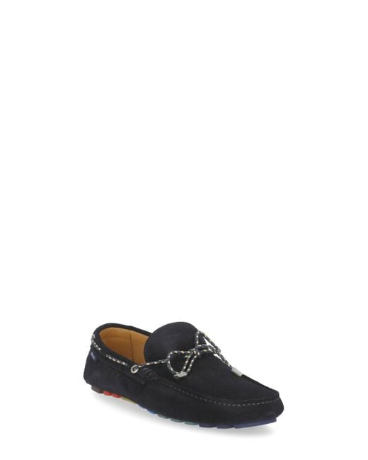 Paul Smith Black Springfield Suede Leather Loafers for men